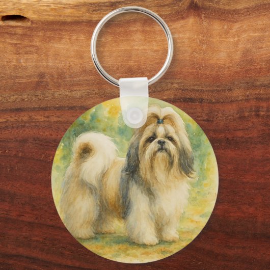 Shih Tzu Sleutelhanger (Voorkant)
