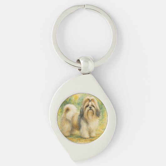 Shih Tzu Sleutelhanger (Voorkant)