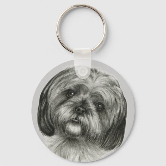 Shih Tzu Sleutelhanger (Voorkant)