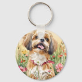 Shih Tzu Sleutelhanger - Schattigee Sleutelhanger (Voorkant)