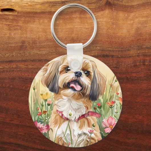 Shih Tzu Sleutelhanger - Schattigee Sleutelhanger (Achterkant)