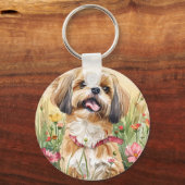 Shih Tzu Sleutelhanger - Schattigee Sleutelhanger (Voorkant)