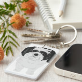 Shih-Tzu Sleutelhanger voor en Butt (Voorkant Rechts)