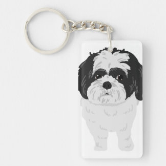 Shih-Tzu Sleutelhanger voor en Butt