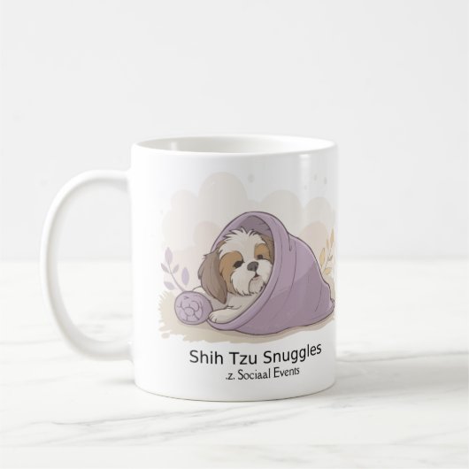 Shih Tzu Snuggles Mug – Cute Cozy Dog Lover Gift Koffiemok (Links)
