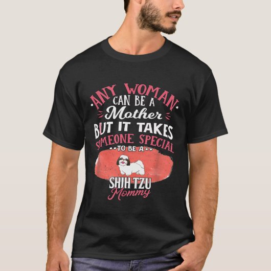 Shih Tzu Special Mama T-shirt (Voorkant)