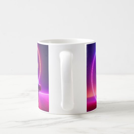 Shih Tzu speelt piano Koffiemok (Handvat)