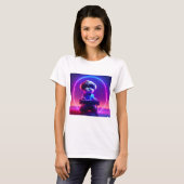 Shih Tzu speelt piano T-shirt (Voorkant volledig)