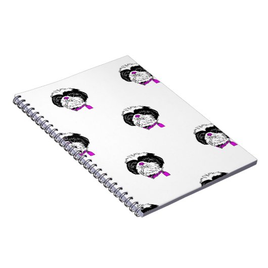 Shih Tzu Spiral Foto Notitieboek (Rechterzijde)