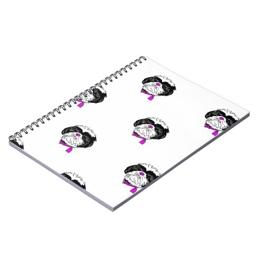 Shih Tzu Spiral Foto Notitieboek (Linkerzijde)