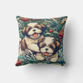 Shih Tzu Splash Kussen (Achterkant)