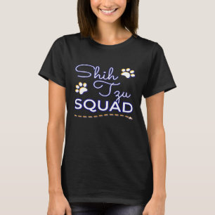 Shih Tzu Squad Animal Dog Ma T-shirt