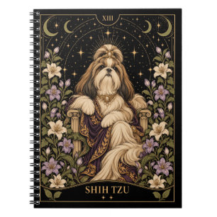 Shih Tzu, Starlit Tarot Kunst Notitieboek