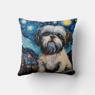 Shih Tzu Sterrennacht Kussen