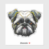 Shih Tzu Sticker (Vel)