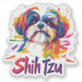 Shih Tzu Sticker (Voorkant)
