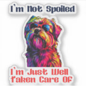 Shih Tzu Sticker (Voorkant)