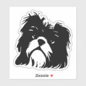 Shih Tzu Sticker (Vel)