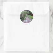 Shih Tzu Sticker Purple Flowers (Tas)