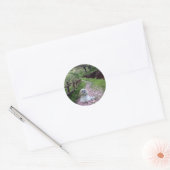 Shih Tzu Sticker Purple Flowers (Envelop)