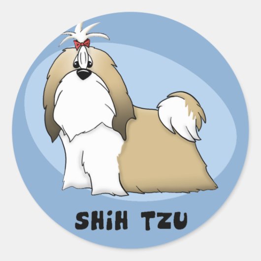 Shih Tzu Stickers (Voorkant)