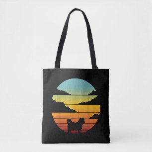 Shih Tzu Style 60s 70s Mannen Vrouwencadeaus Tote Bag