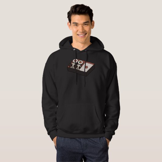 Shih Tzu Sushi Bento Box Hoodie (Voorkant volledig)
