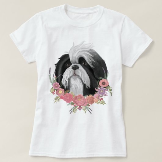Shih Tzu T-shirt (Design voorkant)
