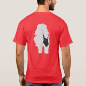 Shih-Tzu T-shirt (voor en Butt) (Achterkant)