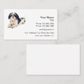 Shih Tzu Theme Huisdierenverzorging Visitekaartje (Voorkant / Achterkant)