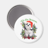 Shih Tzu 'Tis het Seizoen - Magnet (Voorkant / Achterkant)