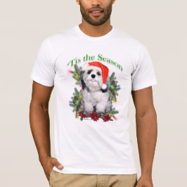 Shih Tzu 'Tis het seizoen T-shirt