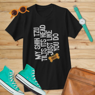 Shih tzu Tlits hoofd net als jij T-shirt