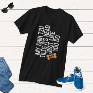 Shih tzu Tlits hoofd net als jij T-shirt