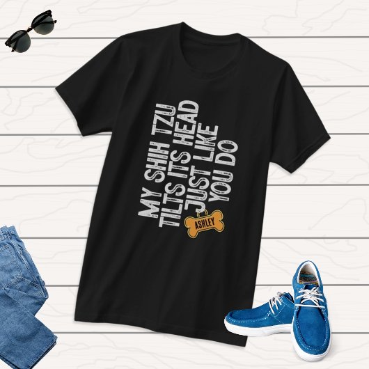 Shih tzu Tlits hoofd net als jij T-shirt