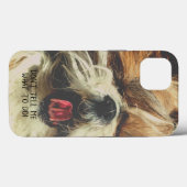 Shih tzu tong grappig Vertel me niet wat ik moet d Case-Mate iPhone Case (Achterkant (horizontaal))