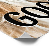 Shih tzu tong grappige vibes aangepaste tekst poster (Hoek)