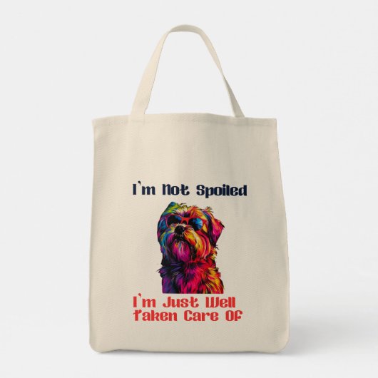 Shih Tzu Tote Bag (Achterkant)