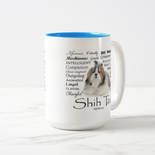 Shih Tzu Traits Mok (Voorkant rechts)