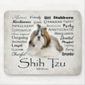 Shih Tzu Traits Mousepad Muismat (Voorkant)