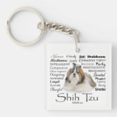 Shih Tzu Traits Sleutelhanger (Voorkant)