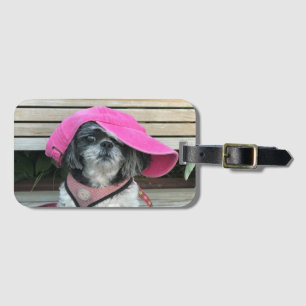 Shih Tzu Tramp Bagagelabel