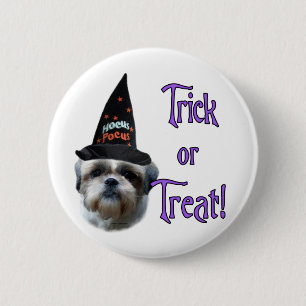 Shih Tzu Trick Ronde Button 5,7 Cm