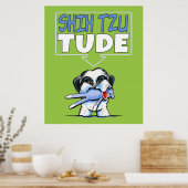 Shih Tzu Tude Dk Poster (Keuken)