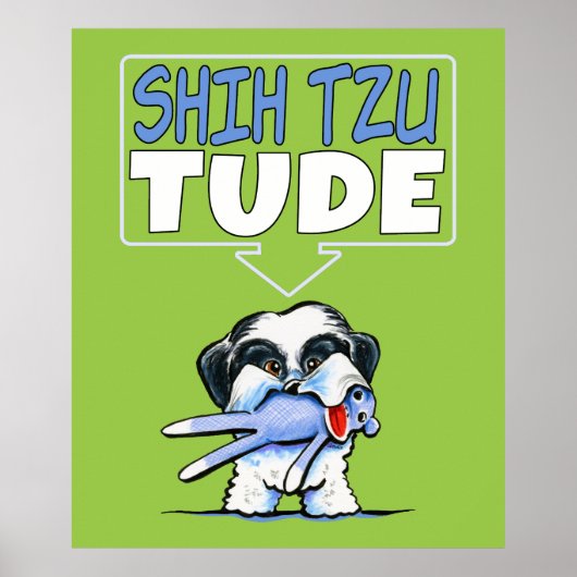 Shih Tzu Tude Dk Poster (Voorkant)
