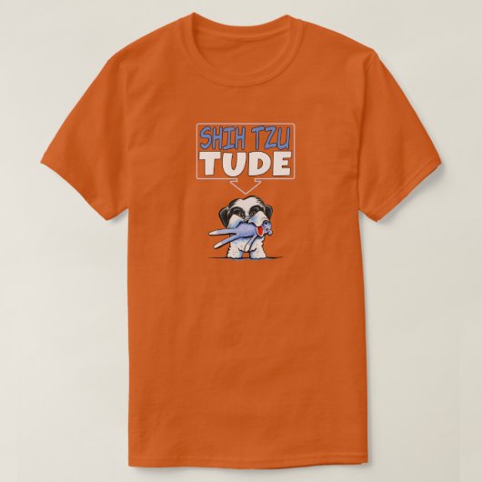 Shih Tzu Tude Dk T-shirt (Design voorkant)