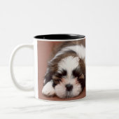Shih Tzu Tweekleurige Koffiemok (Links)