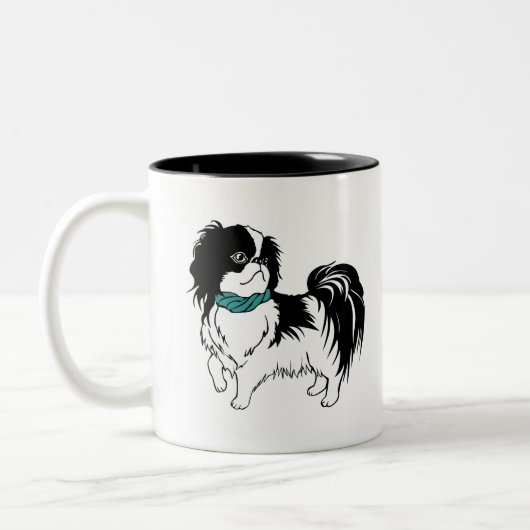 Shih Tzu Tweekleurige Koffiemok (Links)