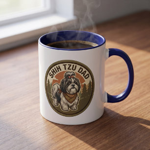 Shih Tzu Vader koffiemok Shih Tzu hond vader cad Mok
