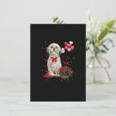 Shih Tzu Valentijnsdag Grappige Hondenliefhebber G Kaart (Staand voorkant)